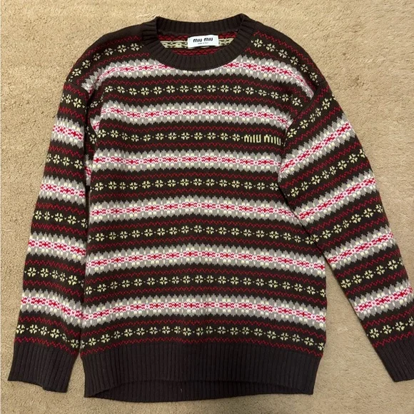 Miu Miu wool ski sweater, M - Picture 1 of 2